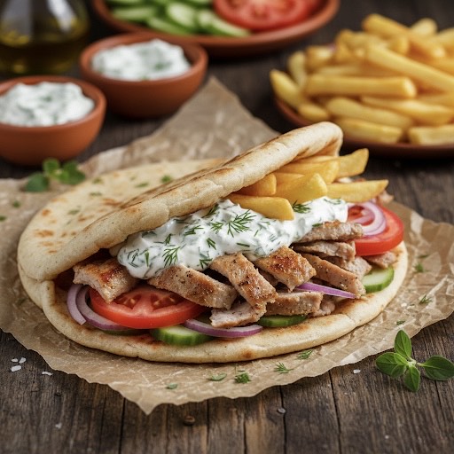 Ο σπιτικός πιτόγυρος της Δόνας Κουταλίνας (με «αντιβιοτικό» τζατζίκι)