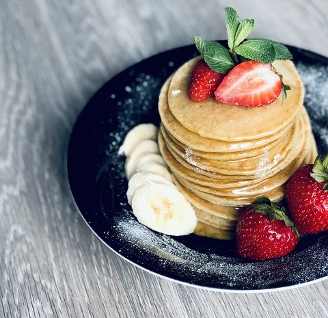 Pancakes χωρίς ζάχαρη και βούτυρο
