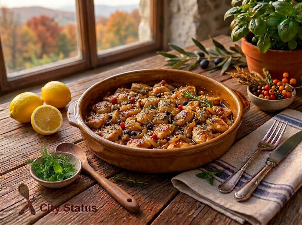 Τηγανιά Κοτόπουλο στην Κατσαρόλα