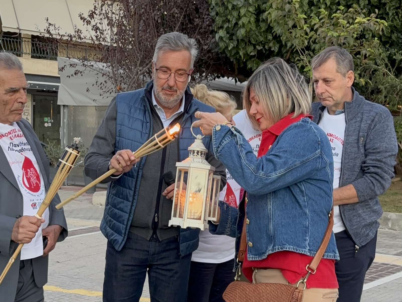 Η «Φλόγα της Αγάπης» στον Άγιο Δημήτριο: Μήνυμα ζωής, αλληλεγγύης και εθελοντικής αιμοδοσίας