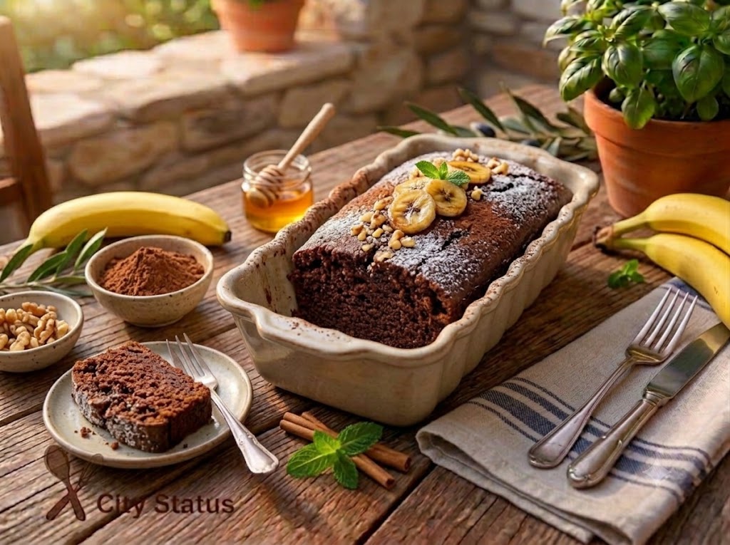 Μπανάνα Brownies Κέικ Χωρίς Ζάχαρη