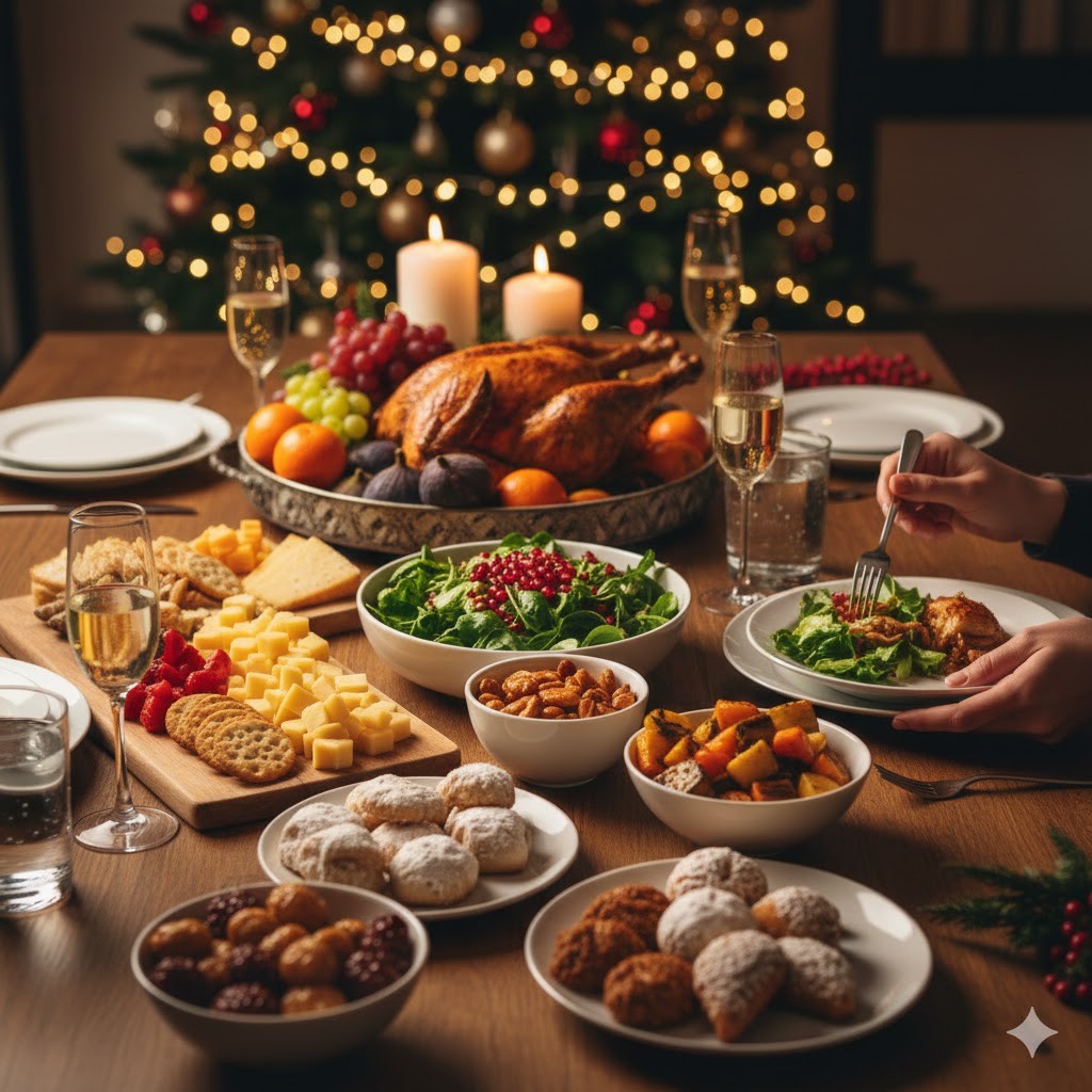 Χριστούγεννα χωρίς ενοχές: 7 έξυπνα Tips για να προσέξουμε τη διατροφή μας στις γιορτές